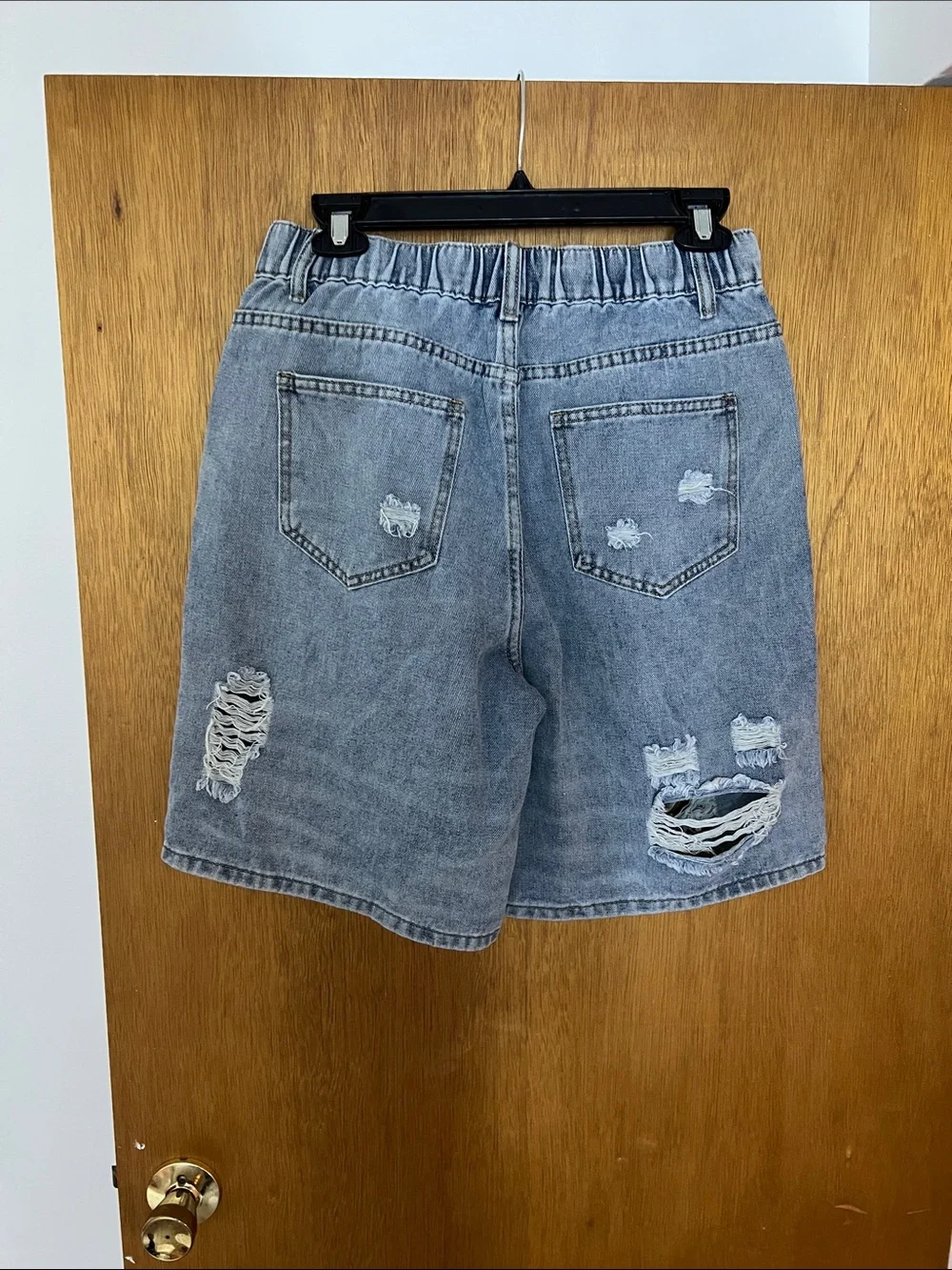 Ladies denim shorts. Size Medium